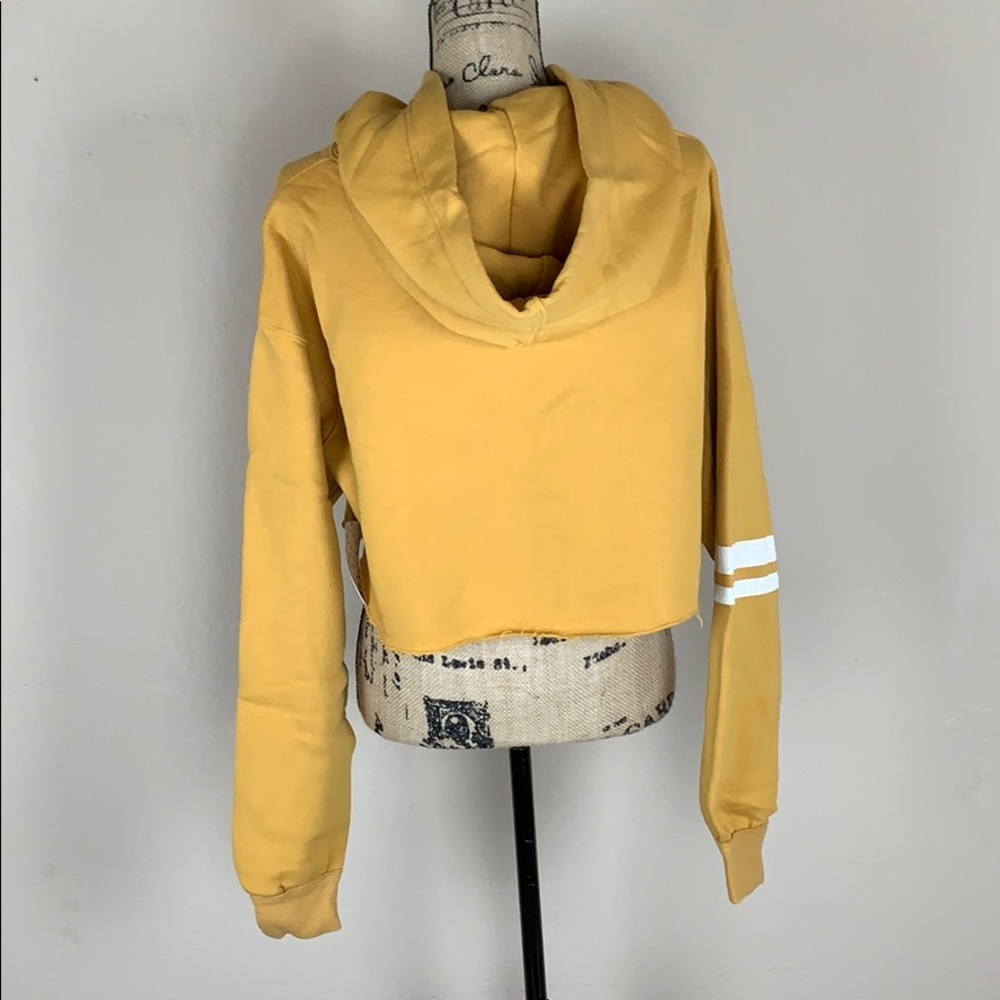 Free People Cropped Hoodie (Size Small)🧡 - Picture 4 of 8